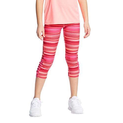 C9 Champion - C9 Champion Girls' Performance Capri Leggings, Pink, XS