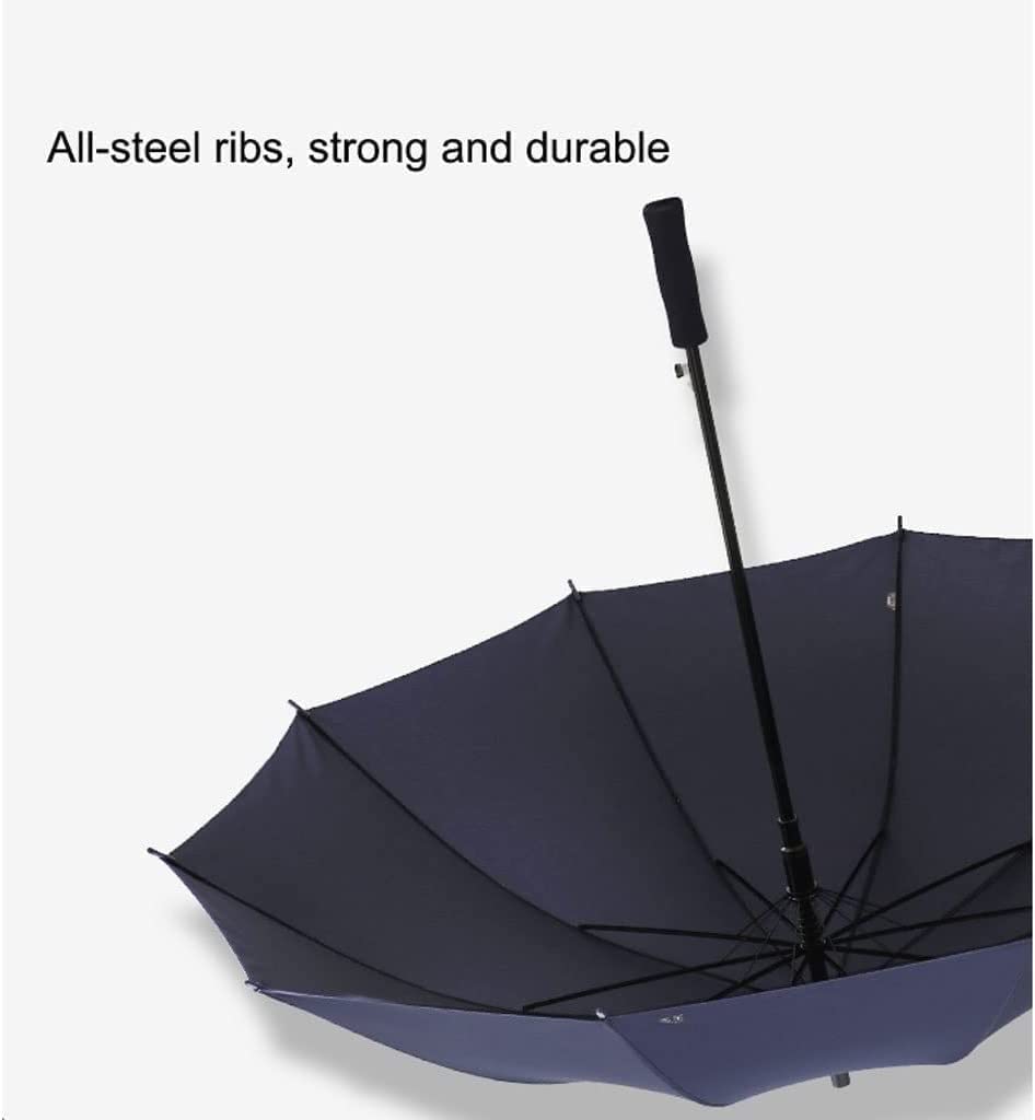 HLTYGWX Ombrello Antivento Forte Ombrello da Golf Antivento Ombrello Grande a Bastone Ombrello Lungo Aperto Automatico Ombrello a baldacchino per Tutte Le Stagioni per Lo Sport Pioggia Sole Ombrello