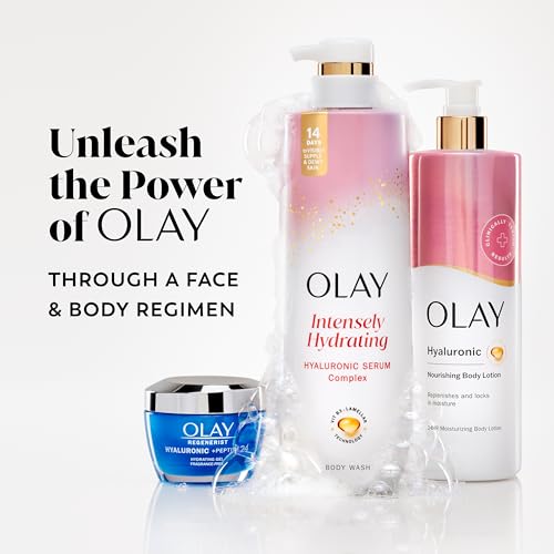Olay Intensely Hydating Repair Body Wash for Women, Triple Complex with Repair Lipids, Vitamin B3, & Hyaluronic Acid, Intense Hydration & Long-Lasting Moisture, For All Skin Types, 20 oz (Pack of 4) - image 7