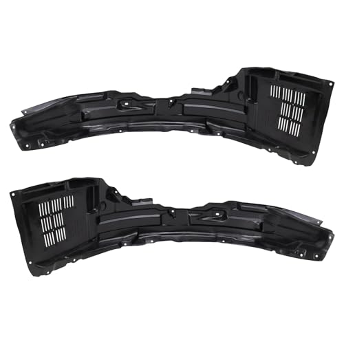 Image of TRQ Inner Fender Liner Set Compatible with 2009-2017 Mitsubishi Lancer MI1248125 MI1249125