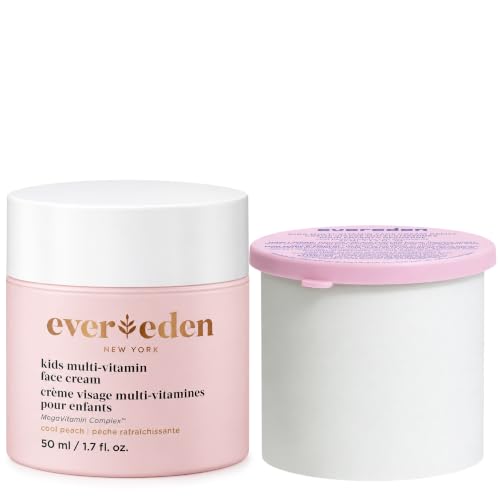 Evereden Kids Face Cream, Dermatologist-Tested, EWG Verified & Refill Pod