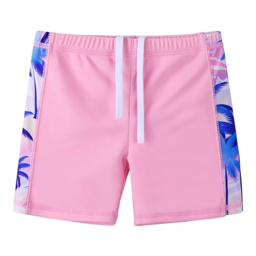 Image of Girls Two Piece Swimsuit Floral UPF 50+ Rash Guard Set Kids Beach Swimwear