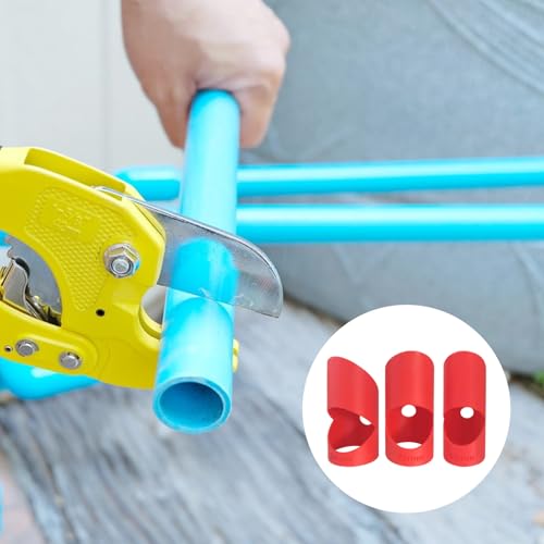 3 Stück Gehrungslade Rohrisolierung,Rohrisolierung Schneidehilfe,Größe 15 mm, 22 mm und 28 mm Rohrisolierung Schablone,Einfach zu Tragen und zu Verwenden,Verbessert Die Arbeitseffizienz (Rot)