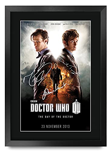 HWC Trading A3 P Dr Who - Doctor Día De La Serie De Televisión Pósteres Tennant, Smith, Hurt...