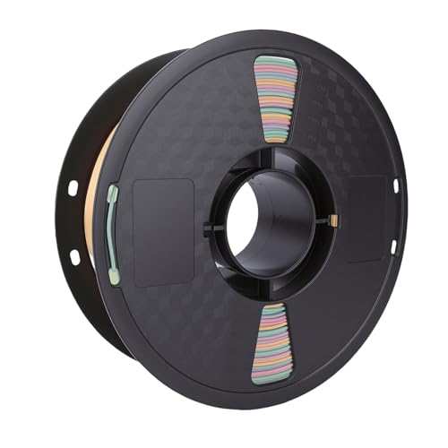 Filamento PLA 1.75 mm multicolor sedoso material de 1 kg para impresión 3D 4