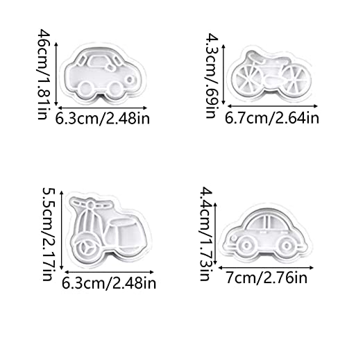 Formine Biscotti Plastica Veicoli Stampo per