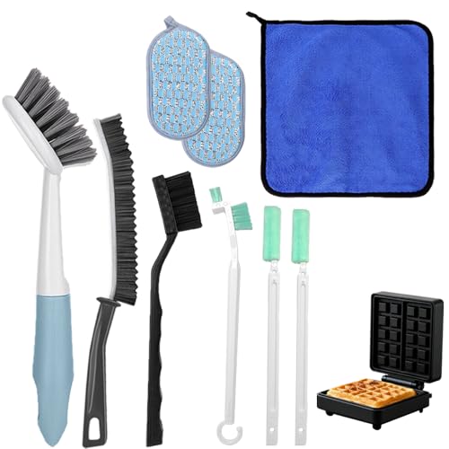 Waffle Maker Cleaning Tools Set, Waffle Maker Cleaner Brush, Suitable for All Types of Waffle...