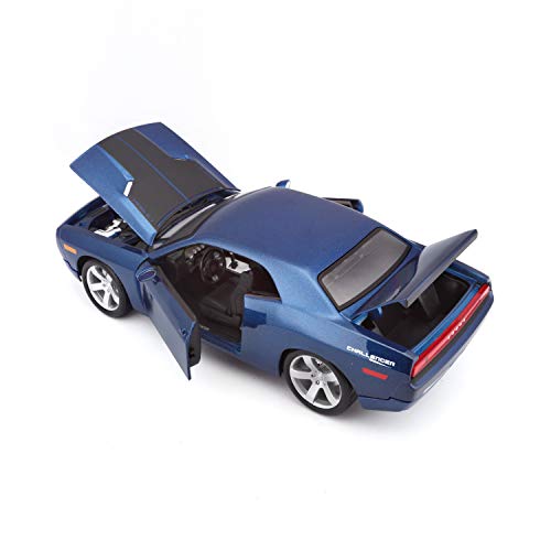Maisto 531396 Dodge Challenger Concept modelauto schaal 1:18, blauw - Afbeelding 6