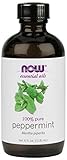 NOW Foods Peppermint Oil (Liquid), 4 oz