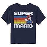 Toddler's Nintendo Super Mario Distressed T-Shirt - Royal Blue - 5T