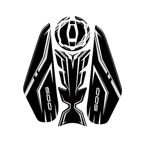 Autocollant 3D pour Kawasaki Ninja 500 anti-rayures en résine effet os poisson