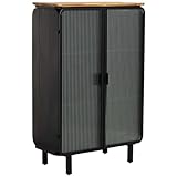 Photo Gallery wanderlust deco vitrina de metal, madera y vidrio 2 puertas, negro72x36x113h cm Photo Gallery wanderlust deco vitrina de metal, madera y vidrio 2 puertas, negro72x36x113h cm