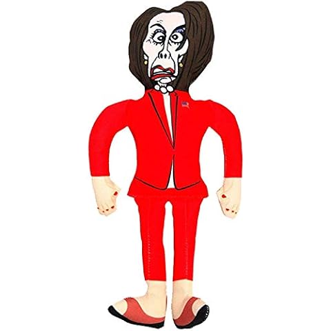 Republican Dogs Nancy Pelosi Novelty Dog Chew Toy Political Parody Doll Includes Squeaker Made with Durable Polyester Triple Stitching Cover