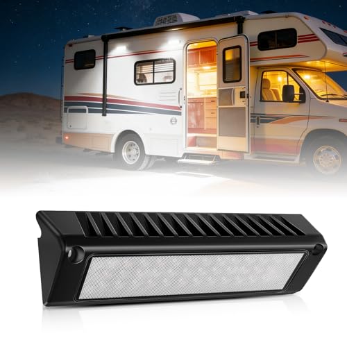 SKTYANTS 9' Inch RV Exterior Porch LED Light, RV Lights Awning Light 12V RV Camper Porch Light...