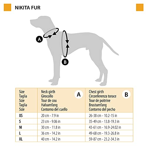 Ferplast Arnés Para Perros Gatos Nikita Fur S, Transpirable, Piel Ecológica Suave, Cintura Ajustable, Multicolor - Image 2