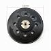 125mm Schleifteller, Schleifteller für Metabo SXE 325 Intec 425 Turbotec 631220000 (Schwarz)