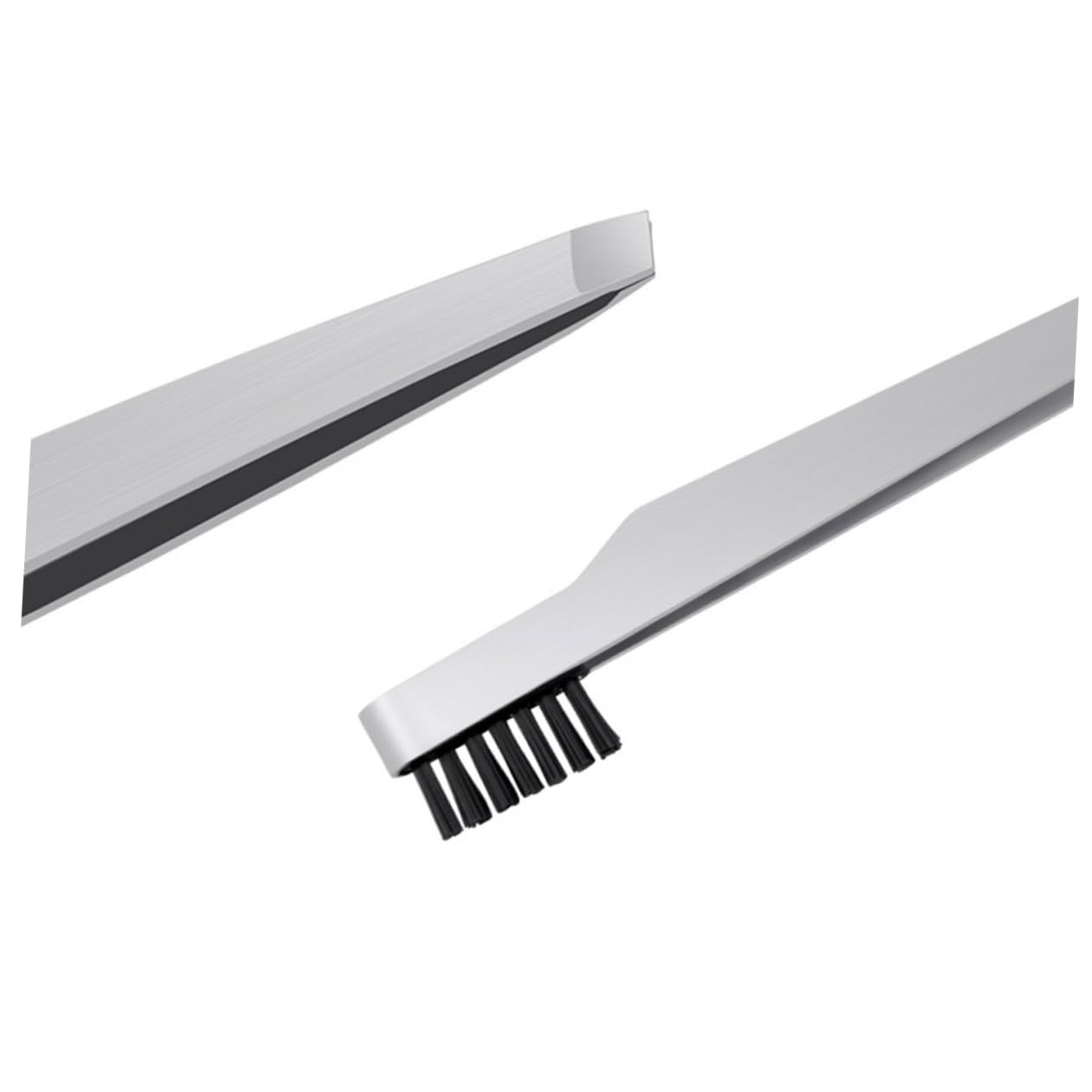 DEARMAMY 3PCS Stainless Steel Eyebrow Tweezers Portable Angle Eyebrow Clamps Multi Purpose Makeup Tool for Ladies Durable and Lightweight for Silver