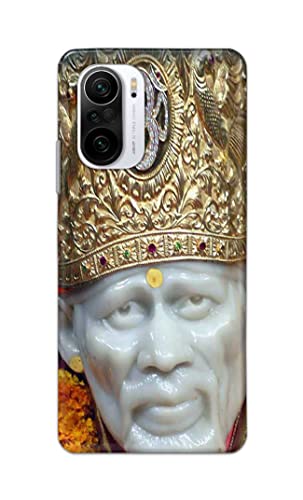 Image of PRINTFIDAA Sai Baba Lord Shiridi Great God Hinduism Hindu Religious Printed Designer Hard Case for Redmi K40 Back Cover -(e) RPM1005