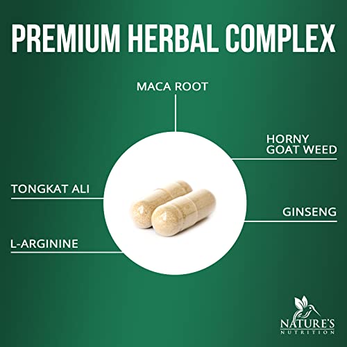 Extra Strength Horny Goat Weed Extract For Men & Women - 1560Mg 3X Strength, Performance, Energy, Drive, Size, Stamina With Maca, Saw Palmetto, Ginseng, L-Arginine & Tongkat Supplement - 240 Capsules #TOP4