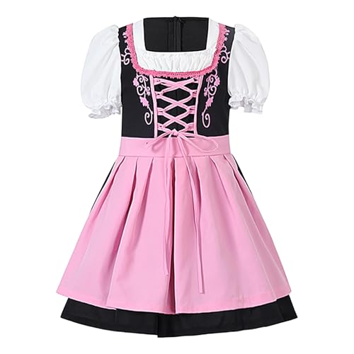 Sirseon Vestido Oktoberfest,Disfraz alemán para niños,Vestido tirolés Vestido infantil de Halloween | Disfraz de Beer Festivalpara niños, traje tradicional tirolés para carnaval, disfraces para niños