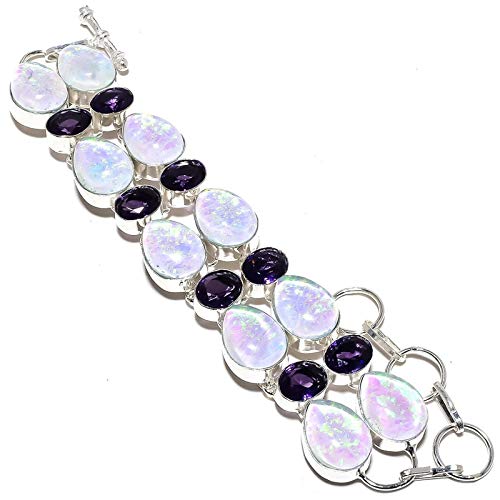 Bracelet opale et améthyste pour illuminer vos tenues de soirée chic