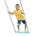 Swurfer Kick Stand Up Outdoor Surfing Tree Swing for Kids Up to 150 Lbs - Hang from Up to 12 Feet High - Includes 24" SwingBoard, UV Resistant Rope, & Handles