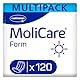 MoliCare® Form Day - Große Inkontinenzeinlagen für mittlere bis schwere Inkontinenz am Tag für Frauen und Männer | zuverlässig, saugfähig & diskret | 120 Stück