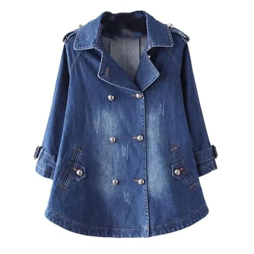 Manteau de bureau style cape GUOYUXIAO veste en jean pour femmes premium