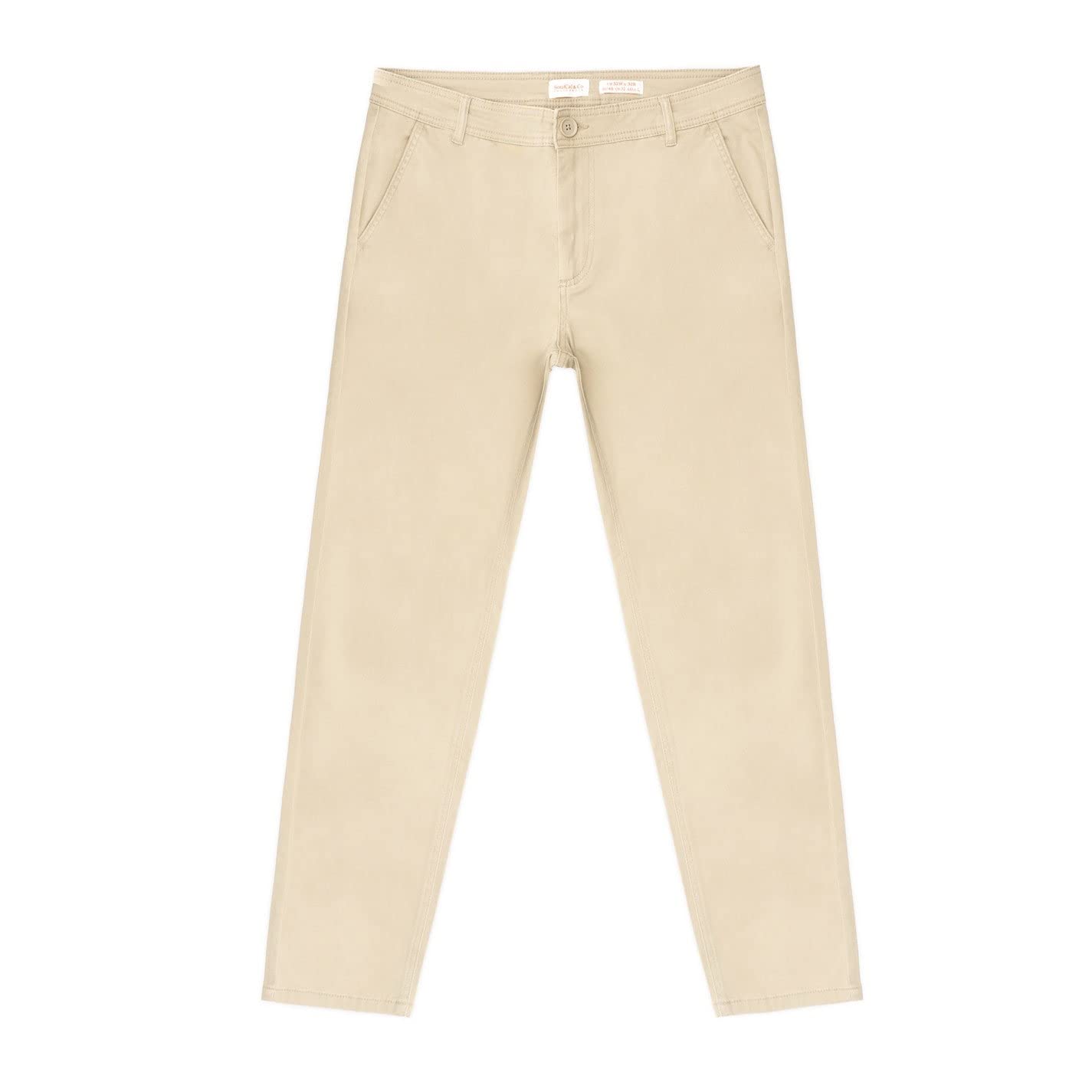 Soul Cal Men's Stone Chinos 32W / 34L