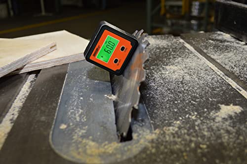 Image of Johnson Level & Tool 1886-0000 Magnetic Digital Angle Locator w / 2 Buttons, Orange, 1 Locator