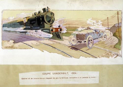 Tableau course à la Vanderbilt Cup - Brisez la monotonie de vos murs blancs