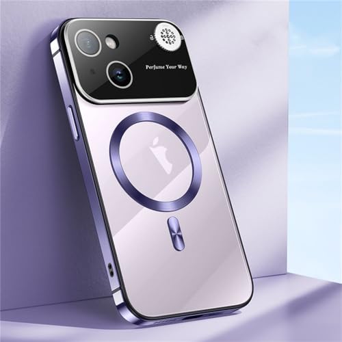 Coque iPhone 13 Pro antichoc violette, finies les chutes avec l'étui magnétique