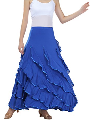 image for CISMARK® Elegant Long Swing Ballroom Dancing Latin Dance Big Race Ski