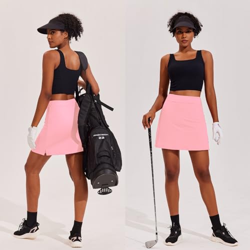 Image of Ekouaer Women's Athletic Skorts Lightweight Golf Skirts Inner Shorts Pocket Tennis Running Workout Sports Skorts