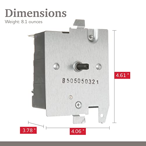 Image of Parts Master Replacement for GE /Hotpoint Dryer Timer - WE4M532, PS8746223, AP5788219, 3029573 - Part for Clothes Dryer Machine - Clothes Dryer Replacement Parts