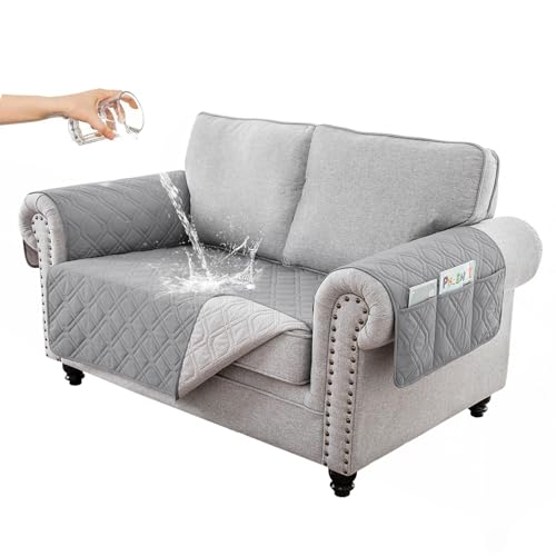 RAPRAP 100% Waterproof Sofa Cover with Side Pockets