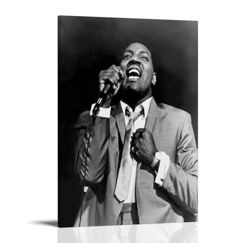 YUYUMEGDE Otis Redding Póster Pintura Decorativa Lienzo Arte de Pared Salón Póster Dormitorio Pintura, Arte de Pared Impresión de Imagen Moderna Decoración de Habitación Familiar 40 x 60 cm