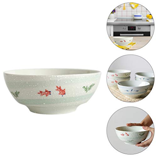 Tigelas de cereais de porcelana Hemoton, 680 ml, tigela de sopa estilo japonês, tigela de salada par