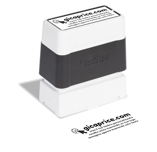 Timbro Personalizzato Preinchiostrato 5 Righe, 22x60 mm - Timbri Personalizzati Ideali per Aziende, Studi Medici, Eventi - Personalizza con Testo e Logo
