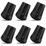 Park Ridge Outfitters Hiking Pole Tips - 6 Pack - Replace Lost or Worn Standard Hiking and Trekking Pole Tips