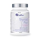 CanPrev Thyroid Plus Women 90 Capsules 30-Day Supply - Blend with L-Tyrosine, Iodine, Zinc, Copper, Manganese, and Ashwagandha KSM-66 for Supporting Energy and Metabolism - Thyroid Support Supplements