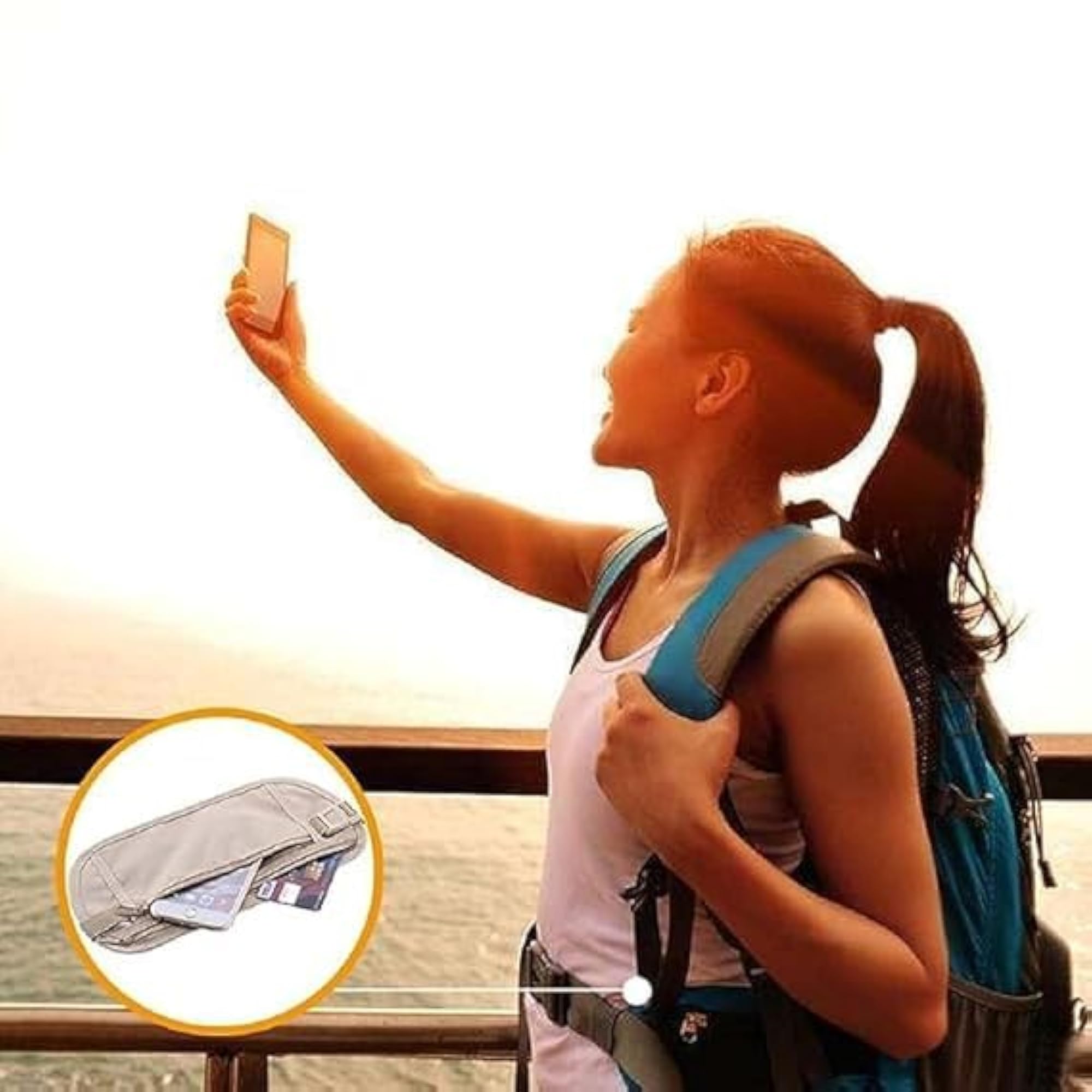 Money Belt Bag - Durable Multi-purpose Travel Organizer