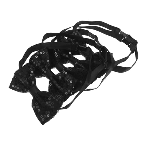 Homoyoyo Adjustable Length Bowties Sequin Bowties for Wedding Baby Bow Tie Shiny Bow Tie for Banquet Party Graduation