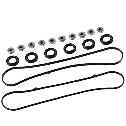 Wollvon Valve Cover Gasket Set Vs50607R 0361708 Compatible With Acura Mdx Rl Tl 3.5L Compatible With Honda Accord 3.0L 2003-2004 Odyssey Pilot Ridgeline 3.5L 2006-2008 Saturn Vue 3.5L 2004-2007 #TOP1