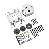  Kit de Boîte de Vitesses de Transmission RC, Kit de Base de Boîtier de Transmission Silencieux à Engrenages Internes en Acier Efficace avec Vis de Fixation pour Pièces de