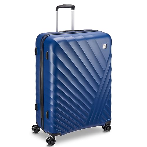 Modo by Roncato Rainbow 2.0 Trolley rígido Grande 4 Ruedas con TSA, Azul Oscuro, Maleta rígida con 4 Ruedas giratorias
