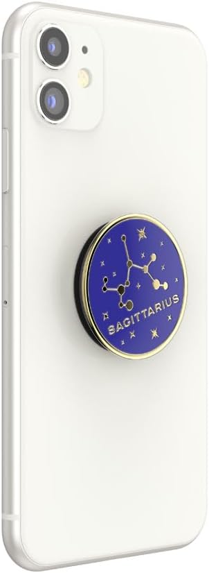 PopSockets Adhesive Phone Grip, Holder, Phone Stand, Enamel - Saggitarius