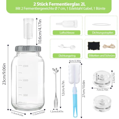 Bocal de fermentation Kimchi pour vos recettes saines maison