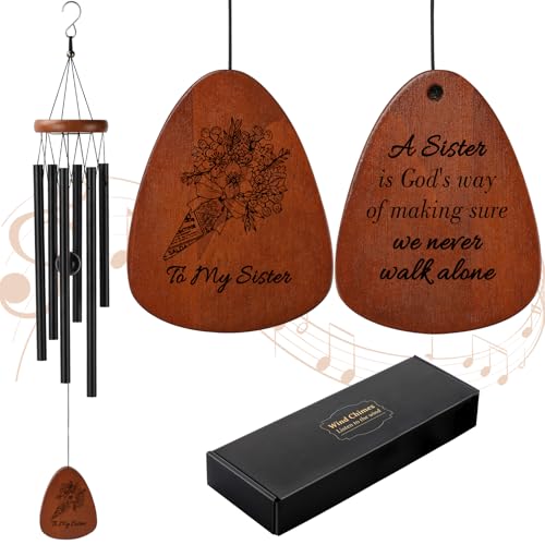 PRSTENLY Aunt Gifts from Niece Nephew, Aunts Wind Chimes Best Aunts Ever Gift for Birthday, Auntie Gifts for Mothers Day Christmas Thanksgiving