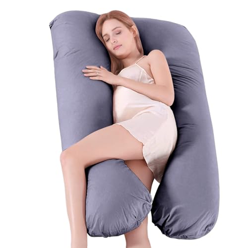 Auraform Body Pillow, Pregnancy Pillows for Sleeping,Maternity Sleeper U-Shape Body Pillow for Adults, Pregnancy Belly Support, Side Sleeping Hip Pa-in Knee Support